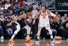 milwaukee bucks vs knicks match player stats